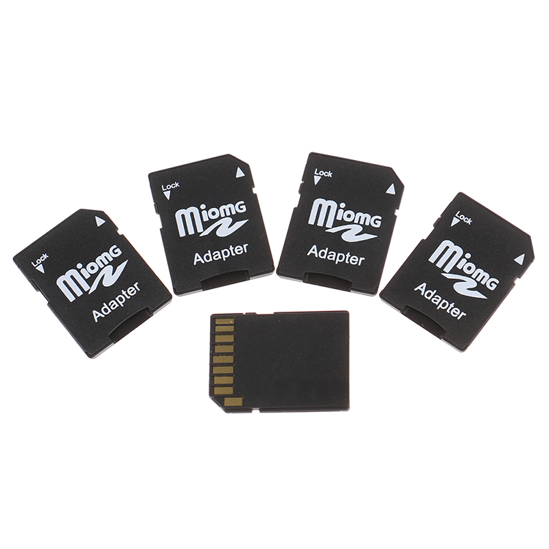 5Pcs Micro SD Trans Flash TF To SD SD HC Memory Card Adapter Converter Black CJ