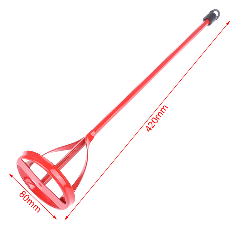 HEXAGON SHAFT PLASTER Paint Mixer Mixing Paddle Rod For Electric Drill