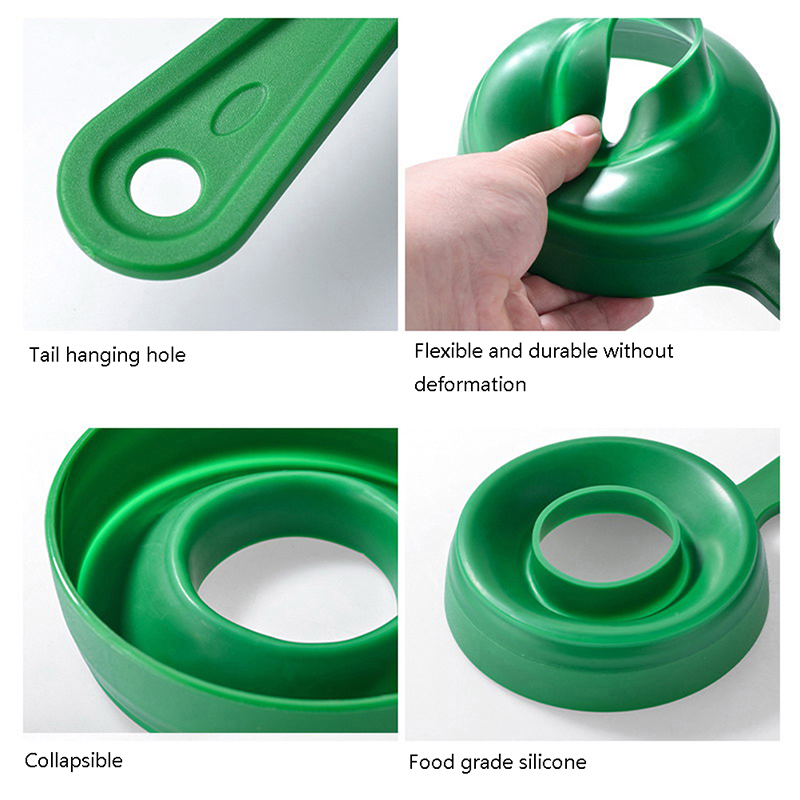 Plastic Folding Telescopic Funnel For Wide Mouth And Jars Collapsible FunneLI - Picture 4 of 14