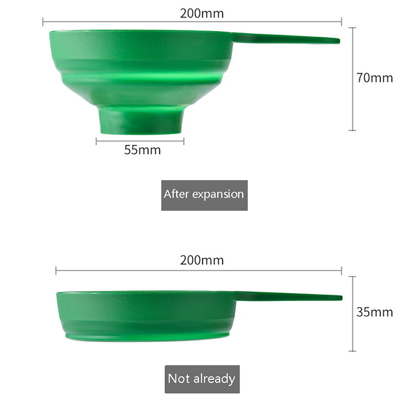 Plastic Folding Telescopic Funnel For Wide Mouth And Jars Collapsible FunneLI - Picture 3 of 14