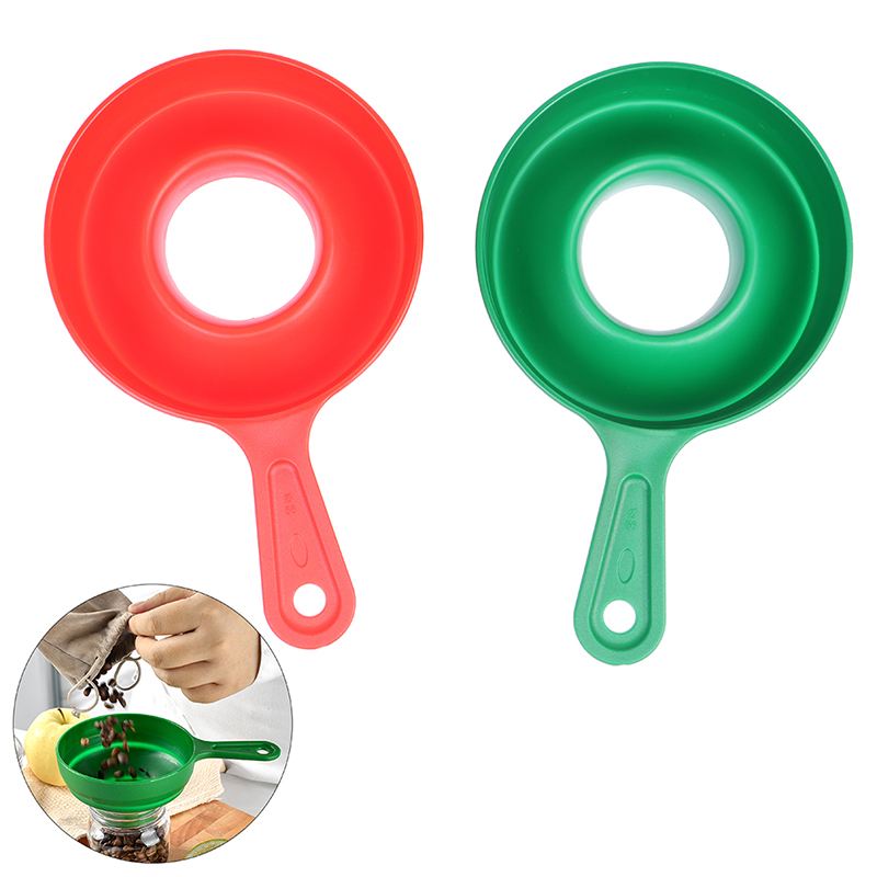 Plastic Folding Telescopic Funnel For Wide Mouth And Jars Collapsible FunneLI - Picture 7 of 14