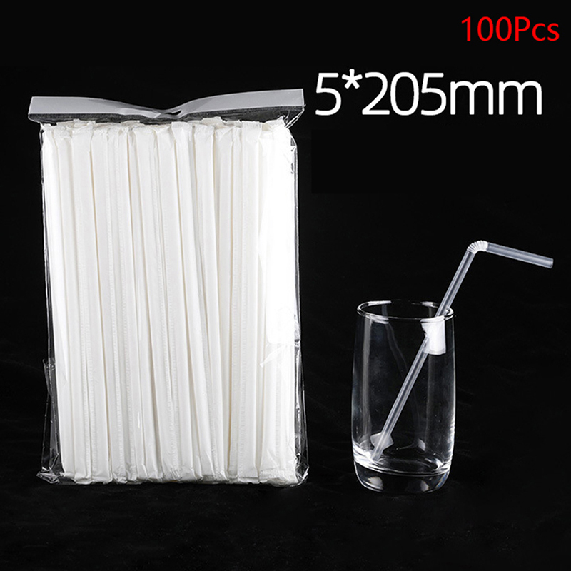 100pcs Heart Disposable Drinking Straws For Wedding Birthday...