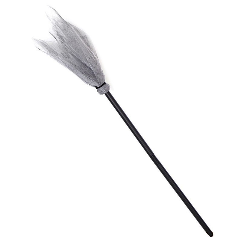 Halloween Party Witch Broom Kids Plastic Cosplay Flying Broomstick Pr LT F5❤ - Bild 12 von 17
