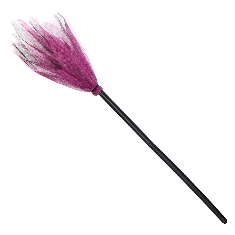 Halloween Party Witch Broom Kids Plastic Cosplay Flying Broomstick Pr LT F5❤ - Bild 14 von 17