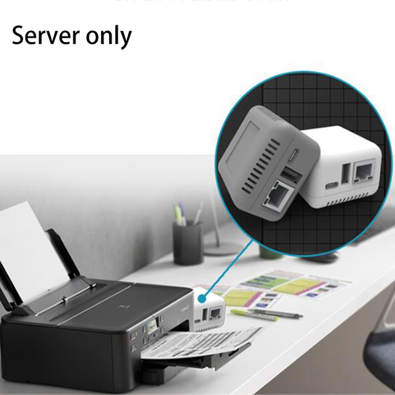 Mini NP330 Network USB 2.0 Print Server (Network/WIFI/BT/WIFI cloud print-ja - Afbeelding 7 van 15