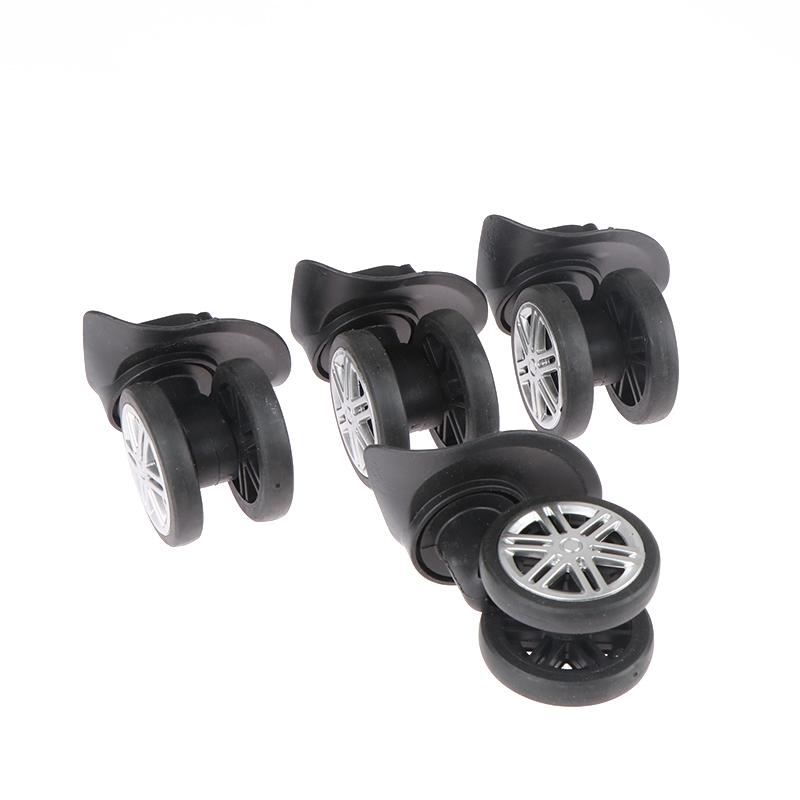 2 Paia Custodia Bagaglio Ruote Universali Custodia Trolley Riparazione Parti Accessori-