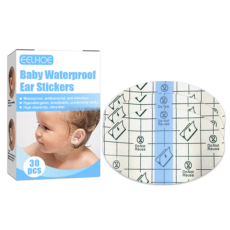 30 Pcs Infant Waterproof Ear Sticker For Household Washroom Newborn Nursing 30 Pcs Infant Waterproof Ear Sticker For Household Washroom Newborn Nursing