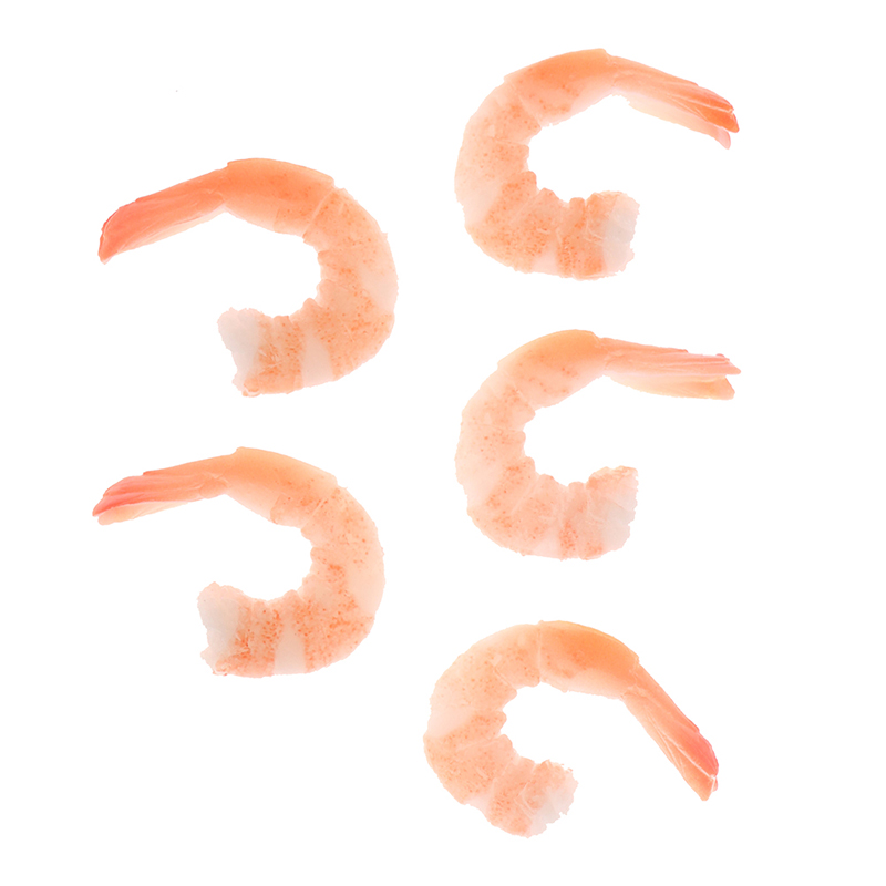 5Pcs/Pack Simulation Shrimp Model High Imitation Shrimp Photo Props PVC ShriRI 5Pcs/Pack Simulation Shrimp Model High Imitation Shrimp Photo Props PVC ShriRI
