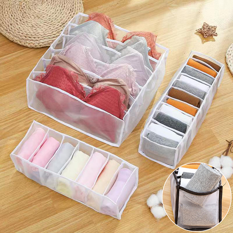 Folding Closet Organizer Panties Socks Storage Boxes Wardrobe Clothes Underw S❤O - Bild 7 von 15