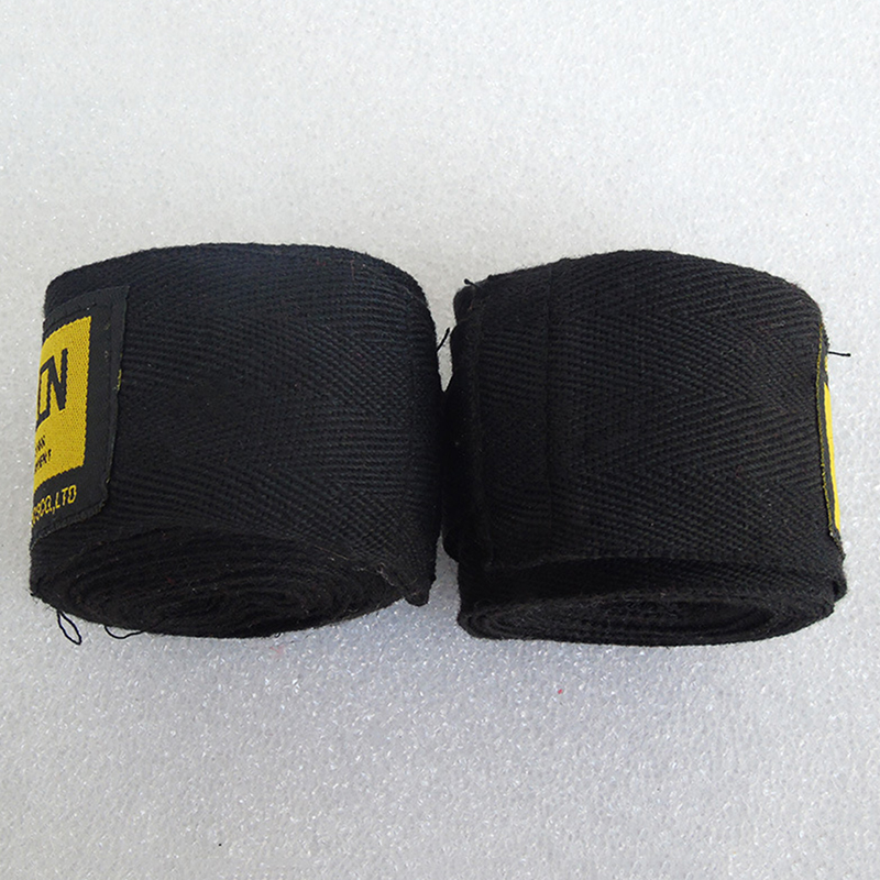 1 par de envolturas de algodón de patada boxeo vendaje para hombre Sanda Taekwondo Muay Thai guantes - Imagen 8 de 15