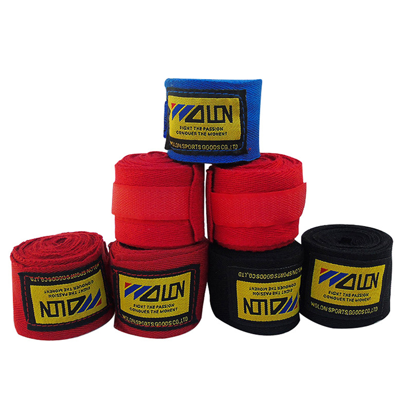 1 par de envolturas de algodón de patada boxeo vendaje para hombre Sanda Taekwondo Muay Thai guantes - Imagen 1 de 15