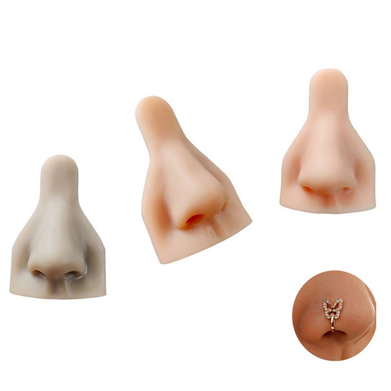 Professional 3D Soft Silicone Nose Model Reusable Simulation Nose ModIA