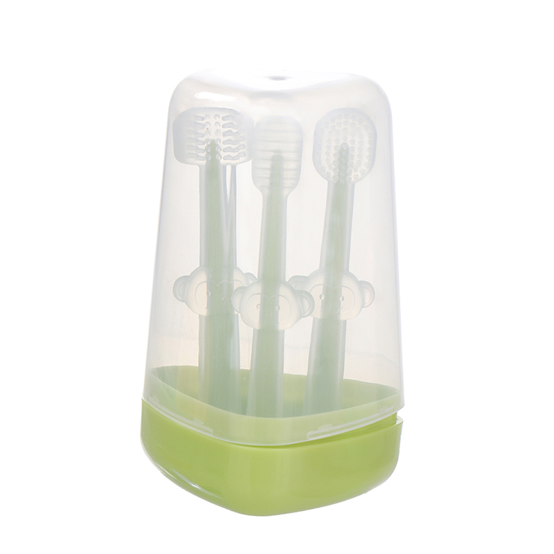 3Pcs Baby Toothbrush Baby Tongue Cleaner for 0-18 Months Toddler Baby Ca7H - Bild 14 von 16