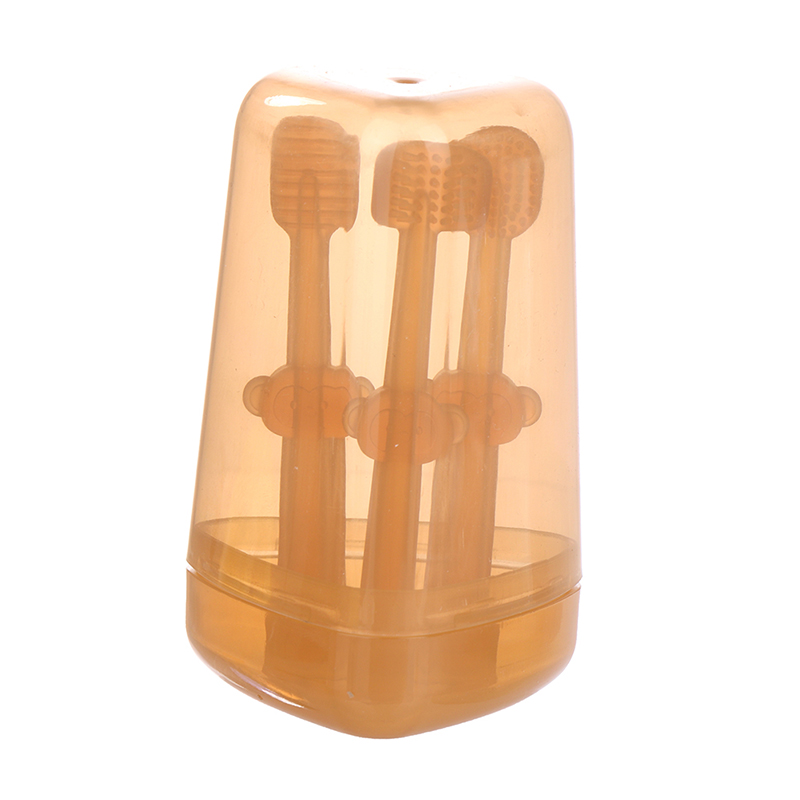 3Pcs Baby Toothbrush Baby Tongue Cleaner for 0-18 Months Toddler Baby Ca7H - Bild 16 von 16