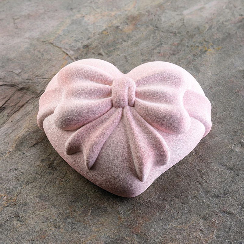 Cravate et amour coeur en silicone au chocolat Moule de mousse diy