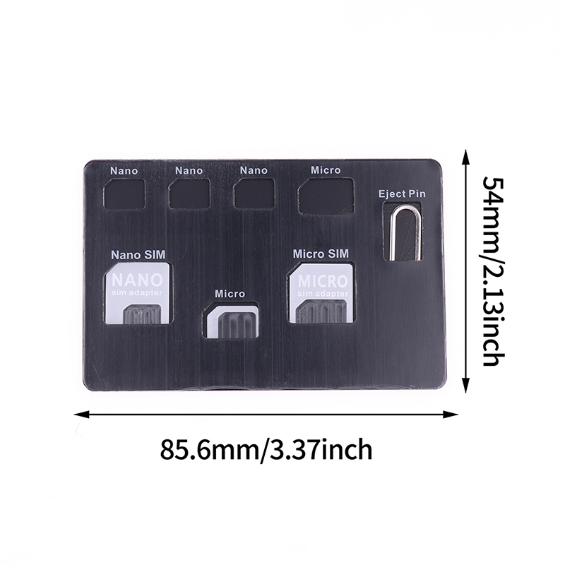 Slim SIM Card Holder And Microsd Card Case Storage And Phone Pin Included f - Zdjęcie 8 z 8