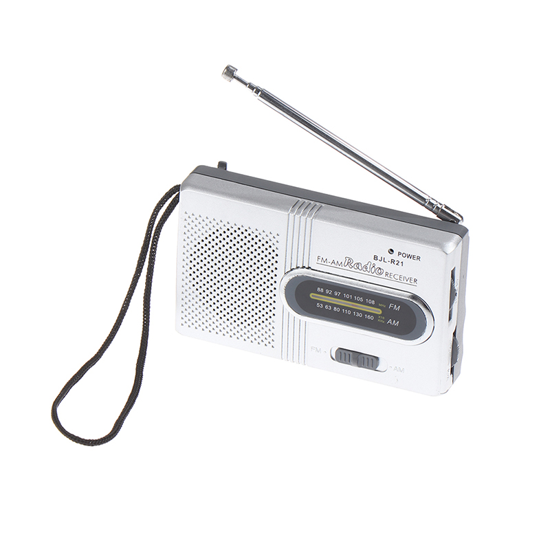 Portable Mini Radio Handheld AM FM Music Player Speaker Outdoor Stereo Radio