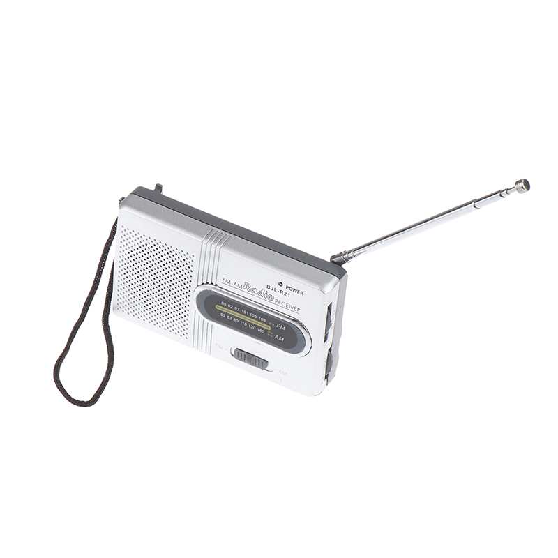 Portable Mini Radio Handheld AM FM Music Player Speaker Outdoor Stereo Radio - Bild 10 von 12