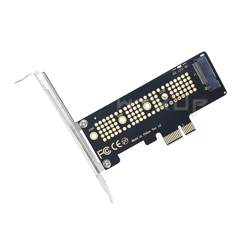 NVME PCIE M.2 NGFF SSD an PCI-E1 Adapter Card PCI-M.2 mit ...