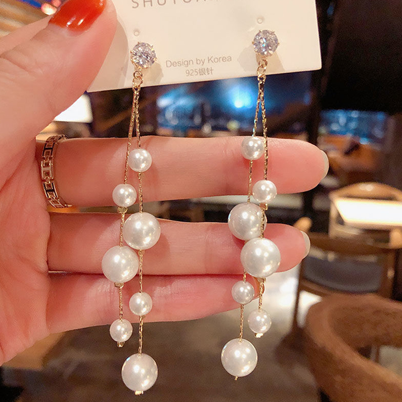 Boucles D'oreilles Pendantes Cœur Coréen - Fait Main - Résine Rose