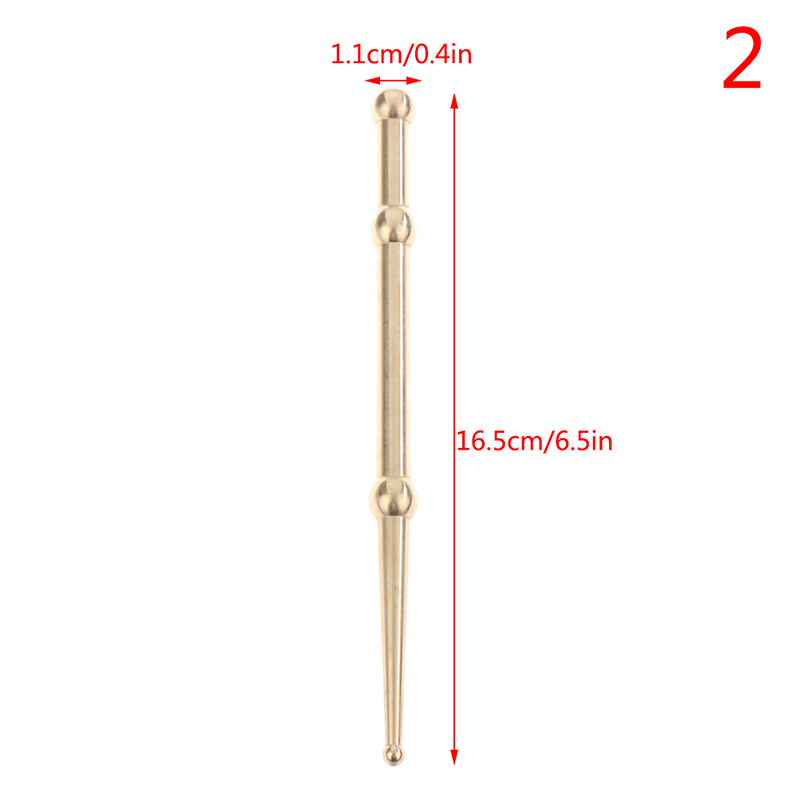 Pure Brass Facial Toolscrapingpen Stick Acupoint Guasha Stick Acupoint Mass ❤OF - Bild 14 von 14