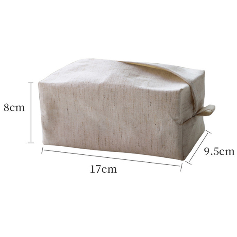 Linen Tissue Case Napkin Holder for Living Room Table Tissue Box Container Home ZN10290