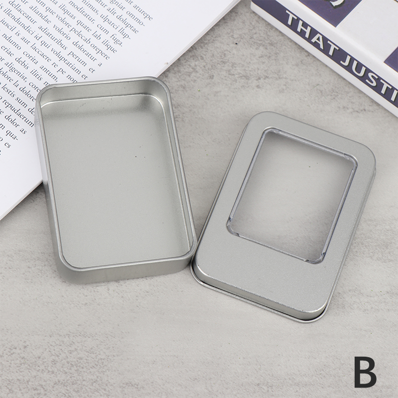 Tinplate U Disk Small Square Box Badge Gift Metal Packaging Box U Disk La*d* - Photo 14/19
