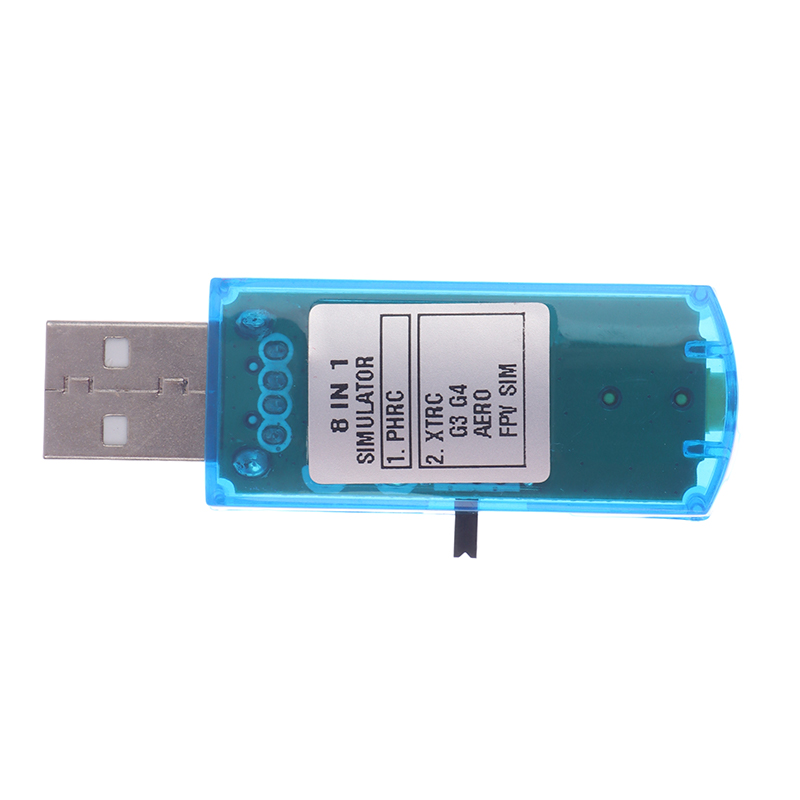 RC USB Flight Simulator With Cables All round 8ch Dongle RF9.5 RF8 Phoenix -qk - Picture 13 of 17