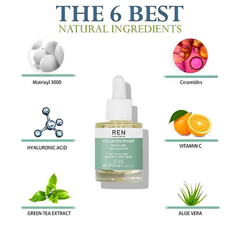 REN Advanced Collagen Boost Anti Aging Serum Reduces Wrinkles Face Serum 30ml JW REN Advanced Collagen Boost Anti Aging Serum Reduces Wrinkles Face Serum 30ml JW