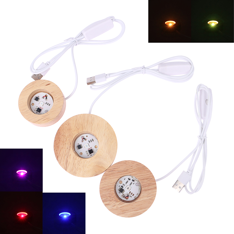 LED Holzlampe Basis LED LED LAGS LAMPE HELTER ART ZREILAME Home Dekoration TS