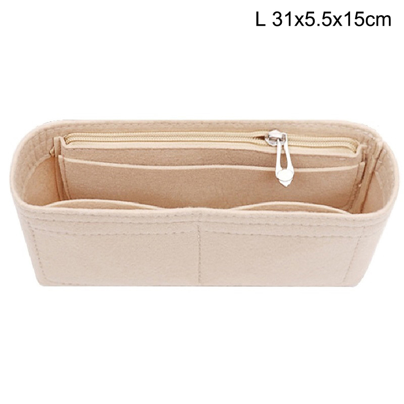 Multi-Pocket Women Insert Bag Felt Fabric Purse Handbag Organizer Bag LinerT AUT - Picture 12 of 24