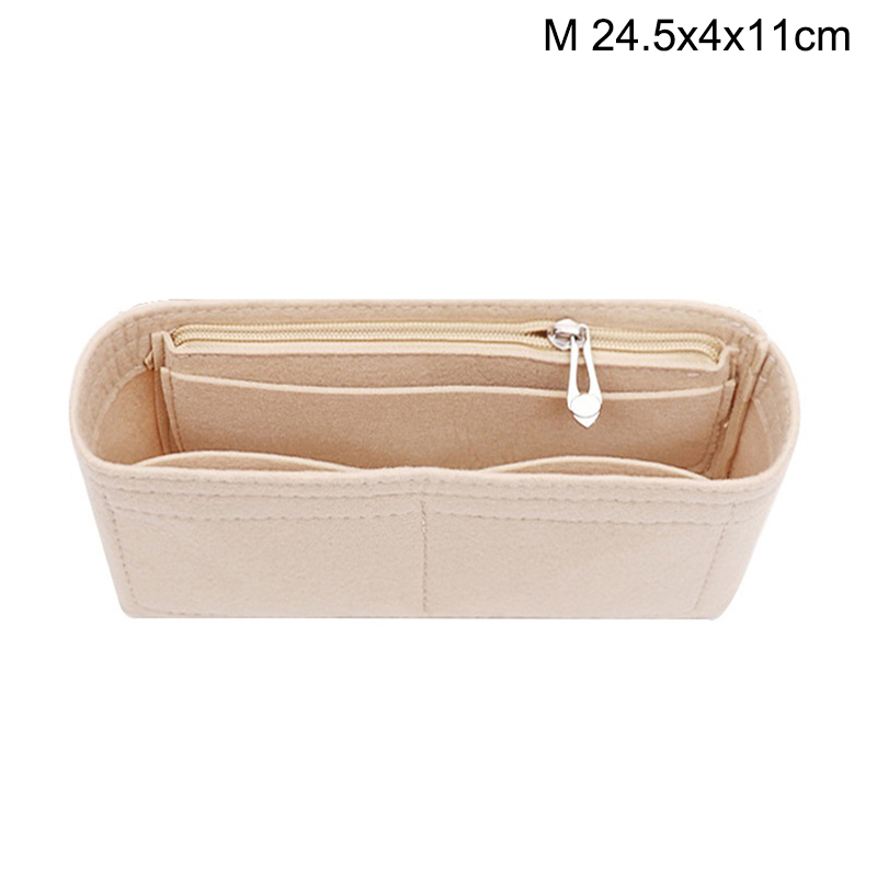 Multi-Pocket Women Insert Bag Felt Fabric Purse Handbag Organizer Bag LinerT AUT - Picture 16 of 24