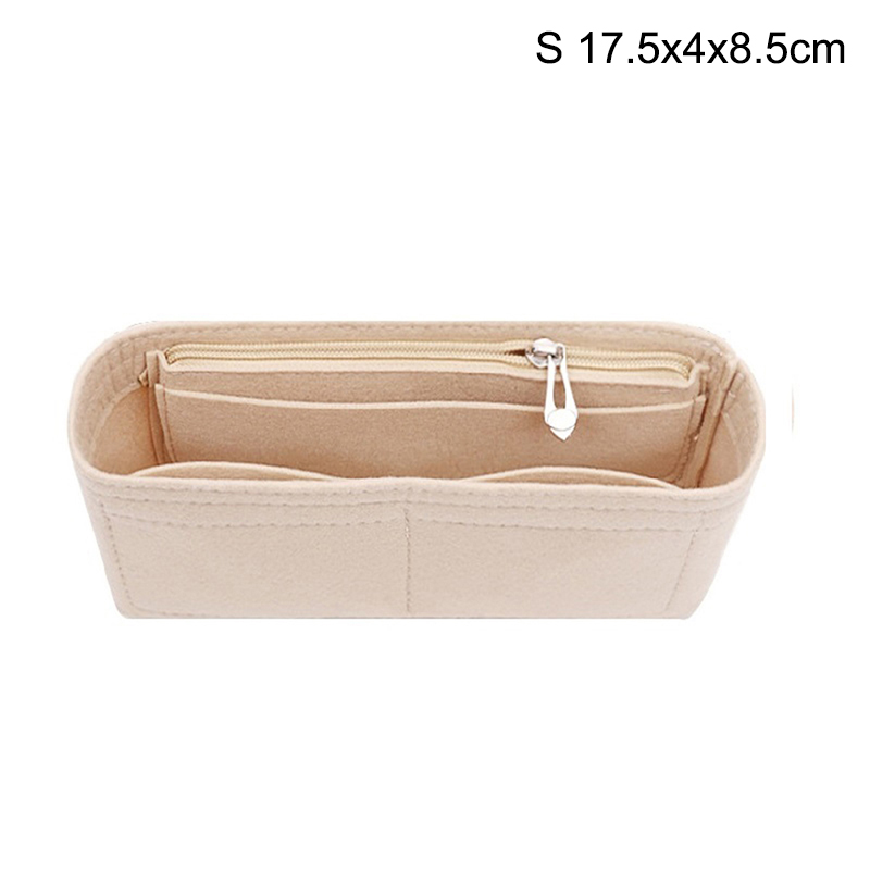 Multi-Pocket Women Insert Bag Felt Fabric Purse Handbag Organizer Bag LinerT AUT - Picture 15 of 24