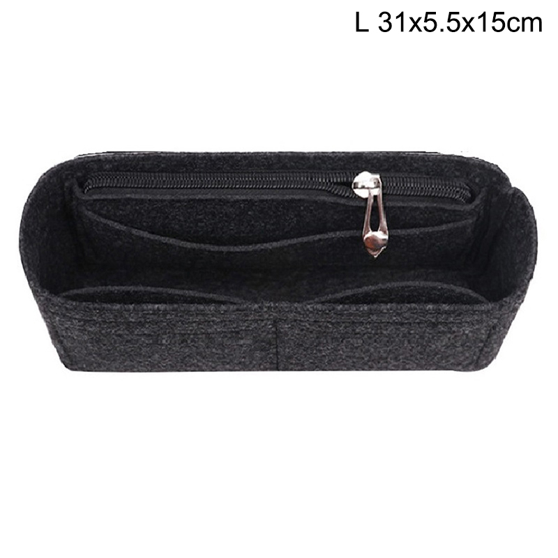 Multi-Pocket Women Insert Bag Felt Fabric Purse Handbag Organizer Bag LinerT AUT - Picture 20 of 24