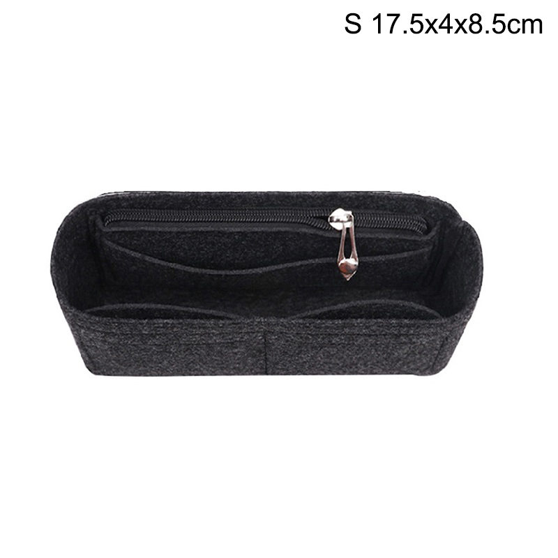Multi-Pocket Women Insert Bag Felt Fabric Purse Handbag Organizer Bag LinerT AUT - Picture 18 of 24