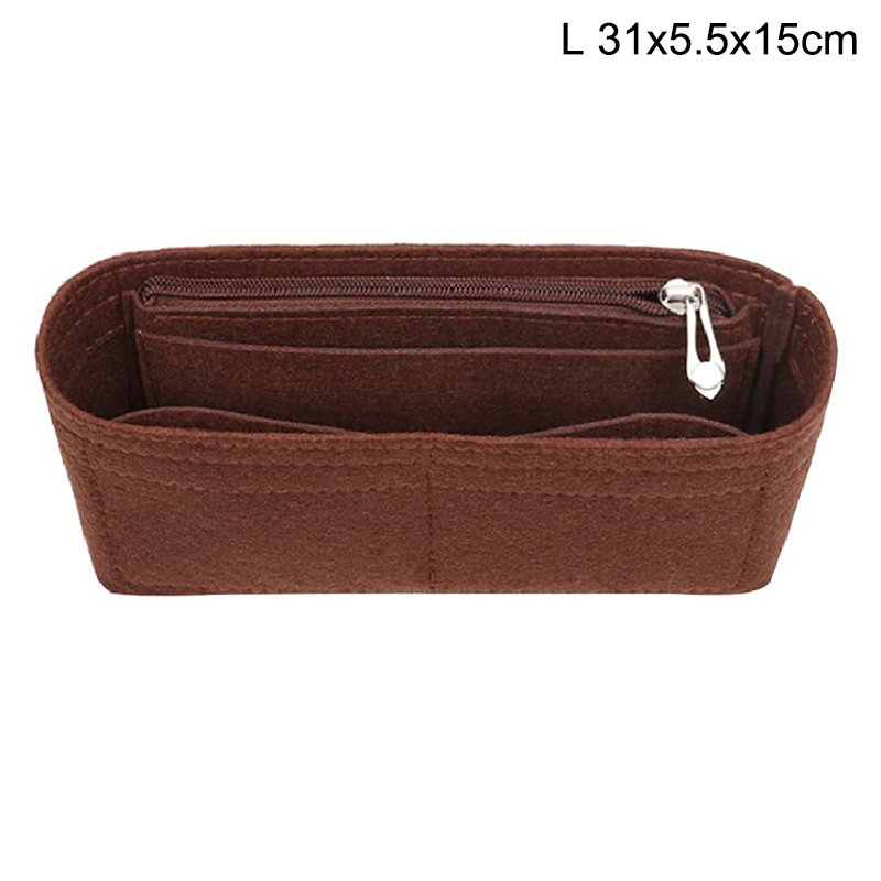 Multi-Pocket Women Insert Bag Felt Fabric Purse Handbag Organizer Bag LinerT AUT - Picture 14 of 24