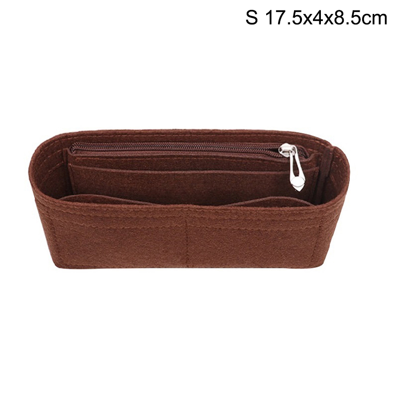 Multi-Pocket Women Insert Bag Felt Fabric Purse Handbag Organizer Bag LinerT AUT - Picture 24 of 24