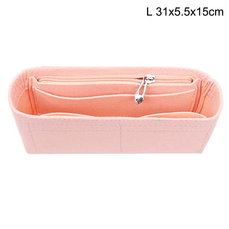 Multi-Pocket Women Insert Bag Felt Fabric Purse Handbag Organizer Bag LinerT AUT - Picture 23 of 24