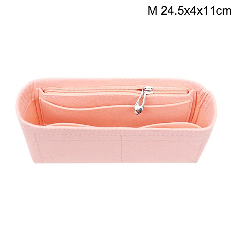 Multi-Pocket Women Insert Bag Felt Fabric Purse Handbag Organizer Bag LinerT AUT - Picture 22 of 24