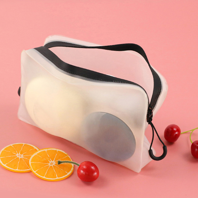 Borsa cosmetica impermeabile portatile doppia cerniera grande capacità borse da toilette LN- Borsa cosmetica impermeabile portatile doppia cerniera grande capacità borse da toilette LN-