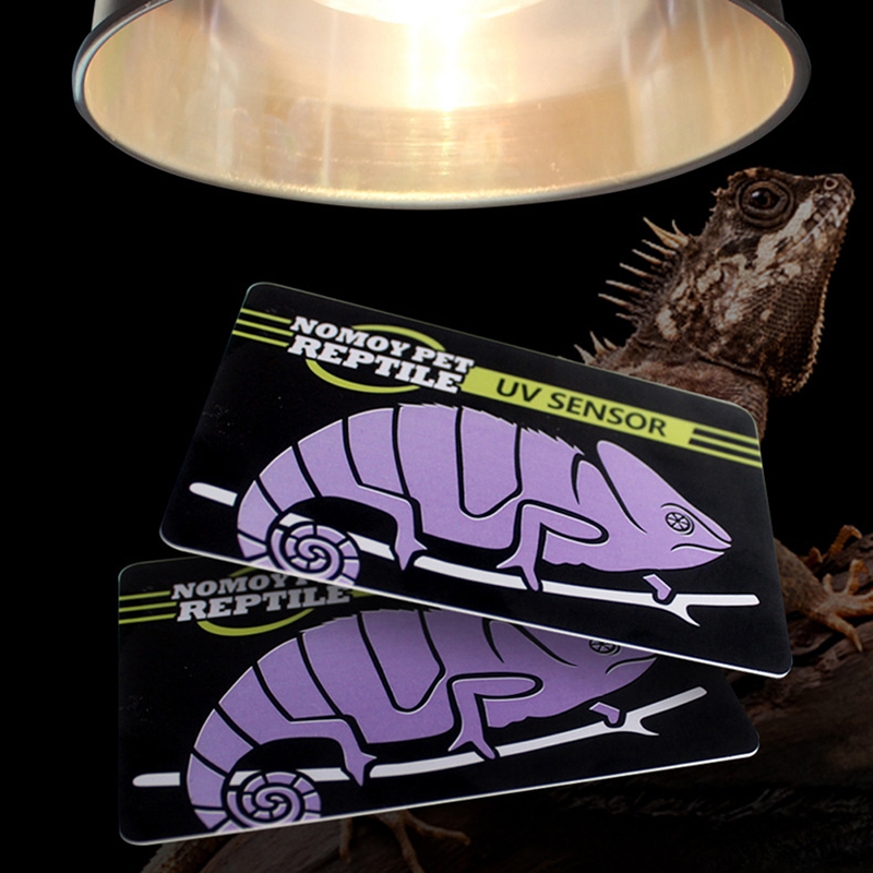 Reptile UVB Light Lamp Bulb Test Card UV Tests Paper Tester Meter Pet Supplies - Imagen 5 de 8