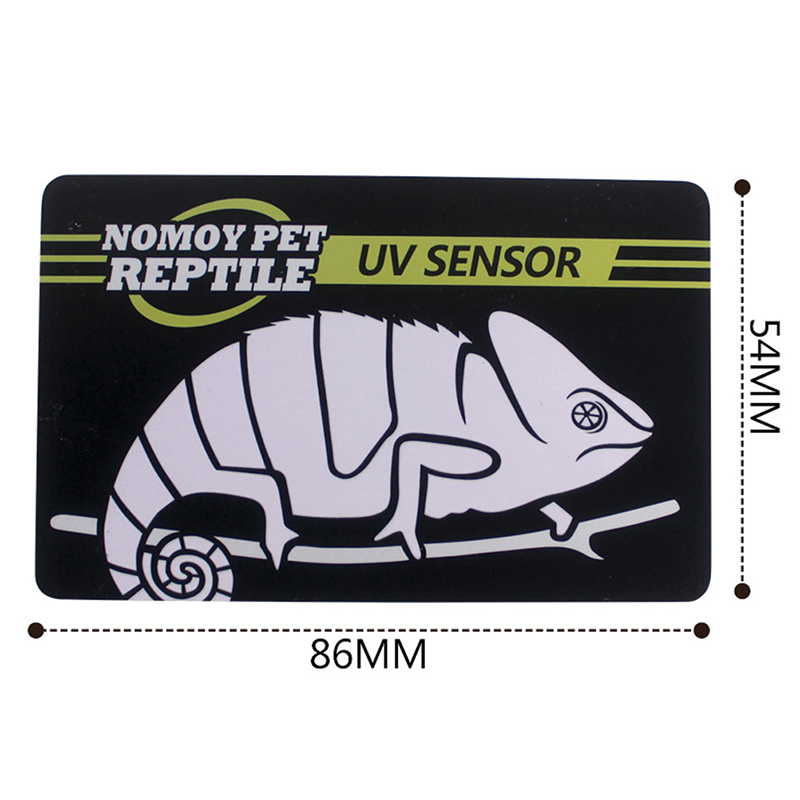 Reptile UVB Light Lamp Bulb Test Card UV Tests Paper Tester Meter Pet Supplies - Imagen 8 de 8