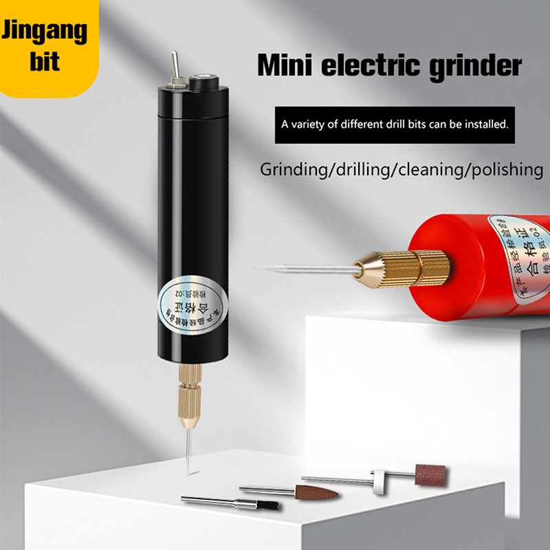 Handheld Miniature Electric Drill Wood Craft Tools Small Electric Grin-ja - Picture 2 of 16