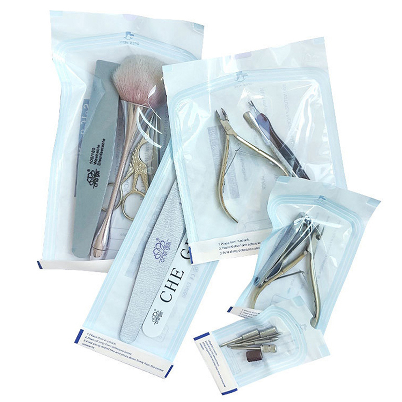 200Pcs Disposable Sterilization Disinfection Bag Set Nail Tool ...