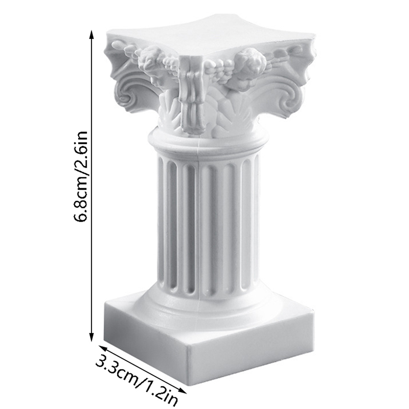 ROMAN PILLAR GREEK Column Statue Pedestal Candlestick Stand Figurine