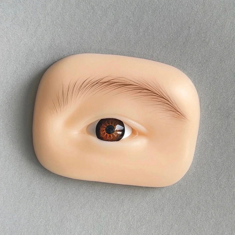 1PC 5D Eyebrow Tattoo Practice Skin Textured Bionic Silicone Eye Makeup Tools ZR10826