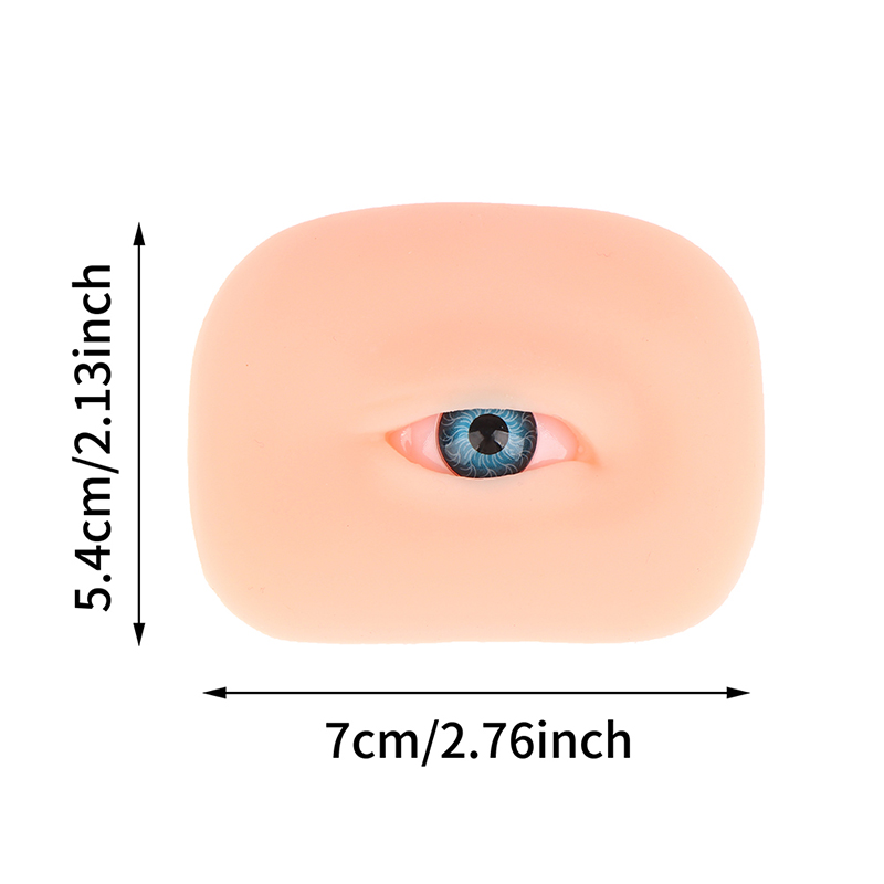 1PC 5D Eyebrow Tattoo Practice Skin Textured Bionic Silicone Eye Makeup Tools ZR10826