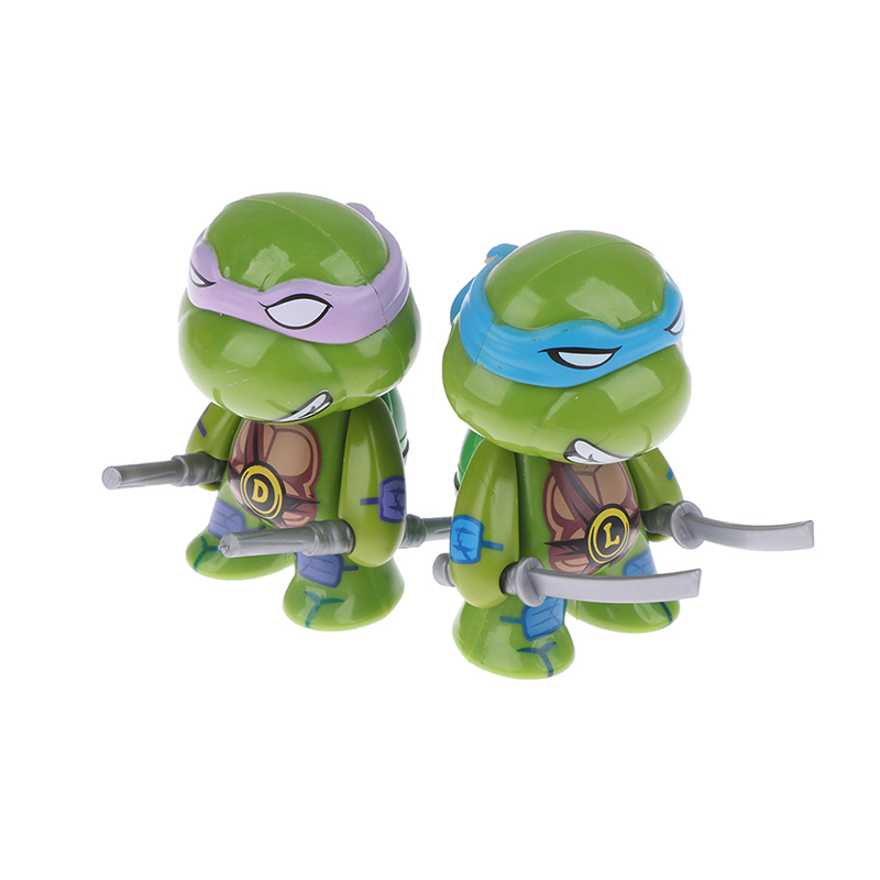 4Pcs Teenage Mutant Ninja Turtle Anime Figure Desktop Model Dollhouse Doll BIBI 4Pcs Teenage Mutant Ninja Turtle Anime Figure Desktop Model Dollhouse Doll BIBI
