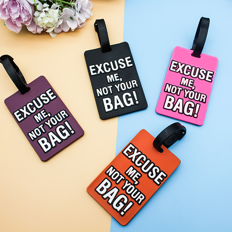 Kreativer Brief nicht Ihre Tasche Travel Accessoires Gepäck Tags Reiseetikett Sn