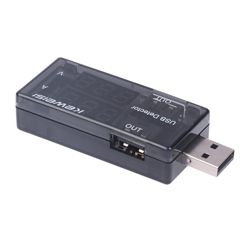 Rouge + bleu double USB Tension Tension Détecteur Testeur Voltmètre de batterie Rouge + bleu double USB Tension Tension Détecteur Testeur Voltmètre de batterie